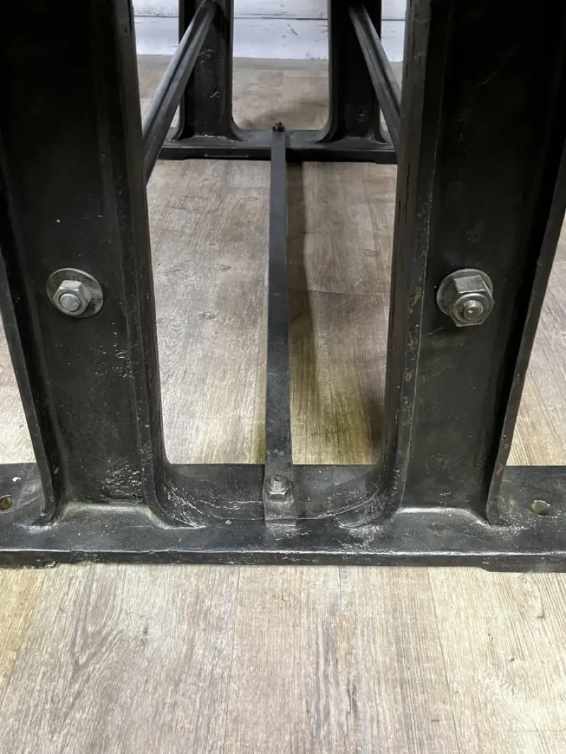 Discount Pamono Worktable with Cast Iron Legs