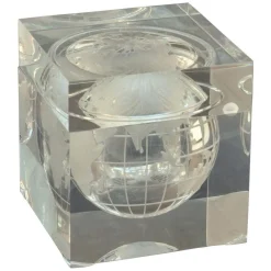 Pamono World Globe Acrylic Cube Ice Bucket by Alessandro Albrizzi, 1960s> Ice Buckets & Wine Coolers