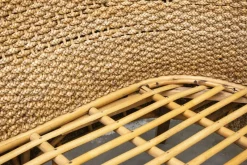 Pamono Woven Banana Garden Sofa and Armchairs, 1980s, Set of 3><noscript><img width=