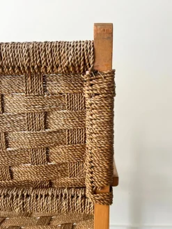 Hot Pamono Woven Bentwood Bench by Axel Larsson for Bodafors, 1940