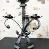 Pamono Wrought Iron Candleholder, 1950s> Candleholders