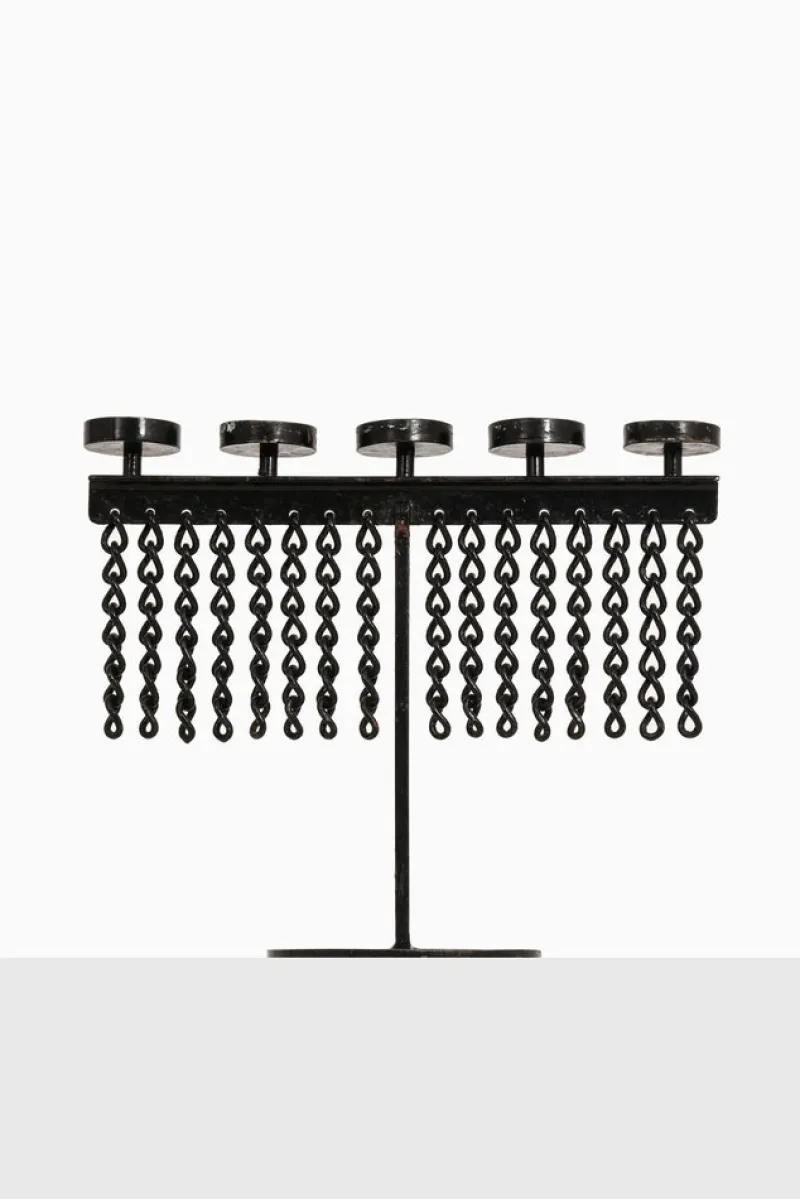 Online Pamono Wrought Iron Candleholder, 1960s