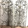 Pamono Wrought Iron Four-Leaf Partition, Set of 4