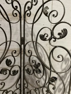 Pamono Wrought Iron Four-Leaf Partition, Set of 4