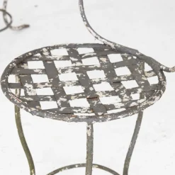Pamono Wrought Iron Garden Chairs, Italy, 1950s, Set of 6><noscript><img width=