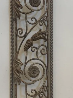 Pamono Wrought Iron Half Columns, 1970s, Set of 2><noscript><img width=