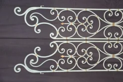 Pamono Wrought Iron Interior Doors by Gilbert Poillerat, 1950s, Set of 2><noscript><img width=