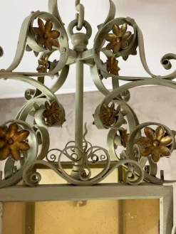 Outlet Pamono Wrought Iron Lantern, 1950s