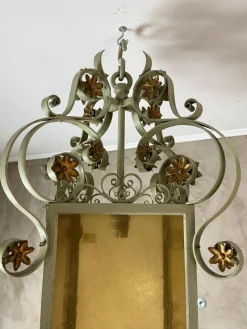 Outlet Pamono Wrought Iron Lantern, 1950s