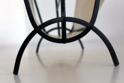 Pamono Wrought Iron Magazine Rack, 1950s><noscript><img width=