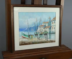 Online Pamono Xavier Miranda, Marine Composition, 1970s, Artwork on Paper, Framed