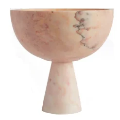 Pamono XL Pink Marble Pedestal Bowl from Kiwano Concept><noscript><img width=