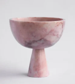 Pamono XL Pink Marble Pedestal Bowl from Kiwano Concept><noscript><img width=