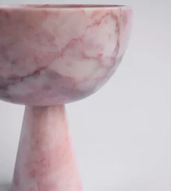 Pamono XL Pink Marble Pedestal Bowl from Kiwano Concept><noscript><img width=