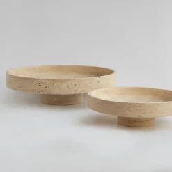 Pamono XL Travertine Narrow Bowl from Kiwano Concept><noscript><img width=