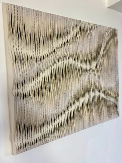 Outlet Pamono Yasmina Kijek, Écume, 2023, Mixed Media Textile Artwork