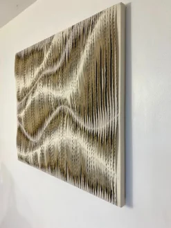 Outlet Pamono Yasmina Kijek, Écume, 2023, Mixed Media Textile Artwork