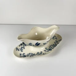 Pamono Ycho Sauceboat from Longwy, Late 19th Century> Dinnerware Accessories
