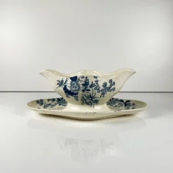 Pamono Ycho Sauceboat from Longwy, Late 19th Century><noscript><img width=