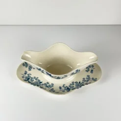 Pamono Ycho Sauceboat from Longwy, Late 19th Century><noscript><img width=