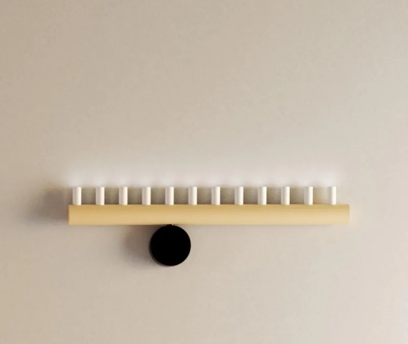 Pamono Yellow and Black Array Wall Light by Atelier Areti> Wall Lights & Sconces