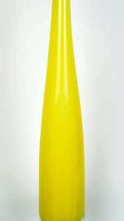 Online Pamono Yellow Blown Murano Glass Flute Vase by Beltrami for Made Murano Glass, 2019