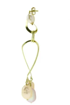 Best Pamono Yellow Gold Drop Earrings, Set of 2