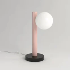 Pamono Yellow Tube with Globes and Cones Desk Lamp by Atelier Areti><noscript><img width=