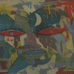 New Pamono Yoshi Takahashi, Composition, 1988, Lithograph