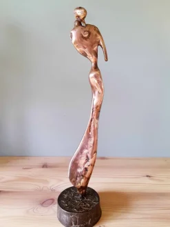 Best Pamono Yves Lohé, Figurative Sculpture, 1970s, Bronze