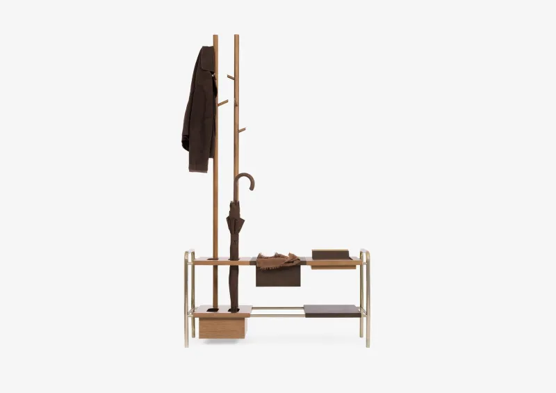 Pamono Zachary Coat Stand by Marqqa, Set of 6> Racks, Hooks & Valets