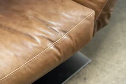 Clearance Pamono Zeta Chaise Lounge in Leather from Natuzzi, 2000s