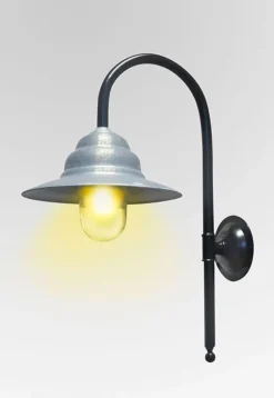 Online Pamono Zinc Black Middle Barn Light
