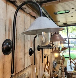 Pamono Zinc Black Middle Barn Outdoor Lamp> Garden Lighting