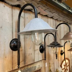 Pamono Zinc Black Middle Barn Outdoor Lamp> Garden Lighting